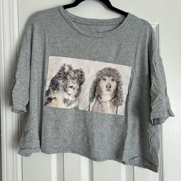 Snow dog crop top - Picture 1 of 3